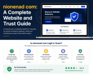 nionenad com: A Complete Website and Trust Guide