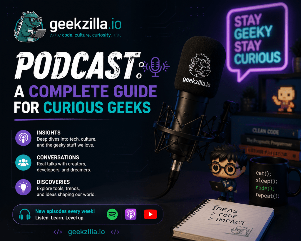 geekzilla.io podcast: A Complete Guide for Curious Geeks
