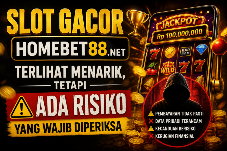 Slot Gacor -🏆homebet88.net Terlihat Menarik, tetapi Ada Risiko yang Wajib Diperiksa