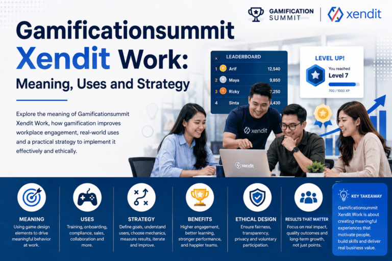 Gamificationsummit Xendit Work: Meaning, Uses and Strategy