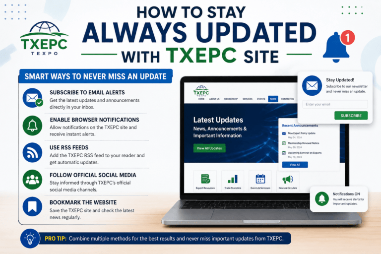 How to Stay Always Updated With TXEPC Site