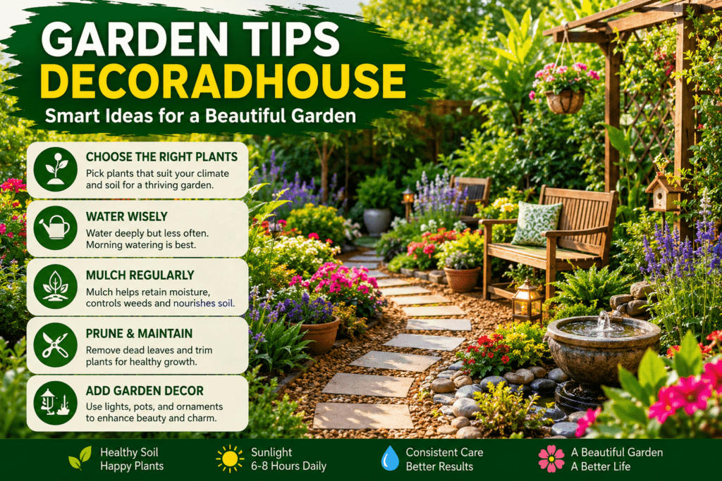 Garden Tips Decoradhouse: Smart Ideas for a Beautiful Garden