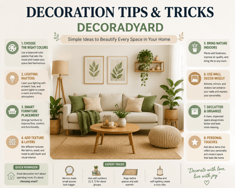 Decoration Tips and Tricks Decoradyard: Transform Your Space With Creative Ideas
