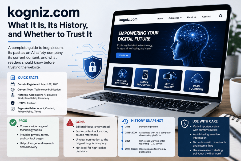 kogniz.com: What It Is, Its History, and Whether to Trust It