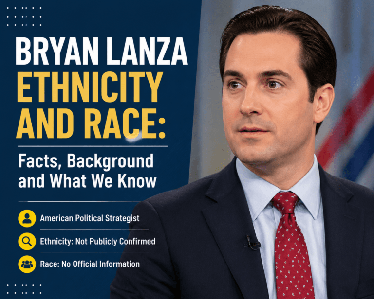Bryan Lanza Ethnicity and Race: Facts Revealed