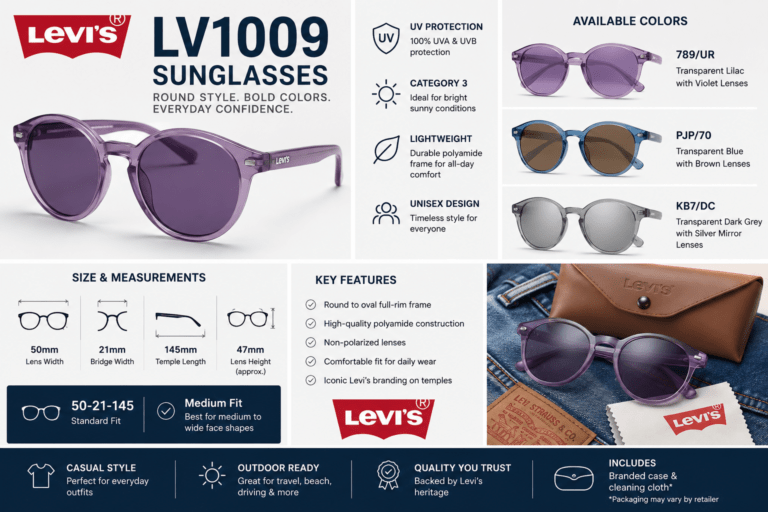 Levi’s LV1009 Sunglasses: Complete Buying Guide