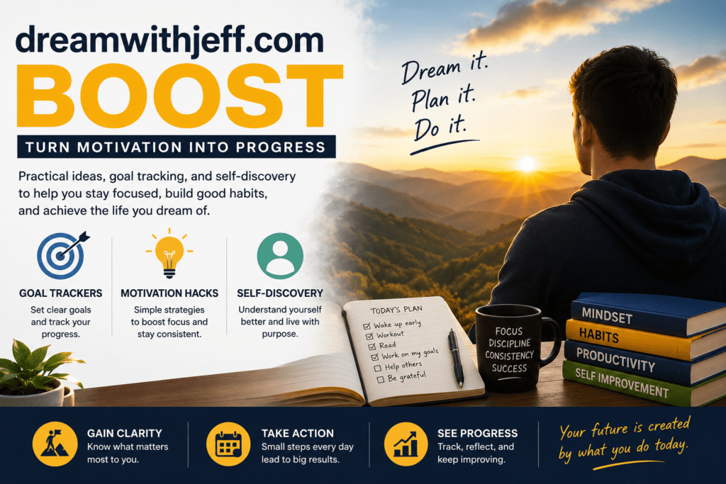 dreamwithjeff.com boost: How to Turn Motivation Into Progress