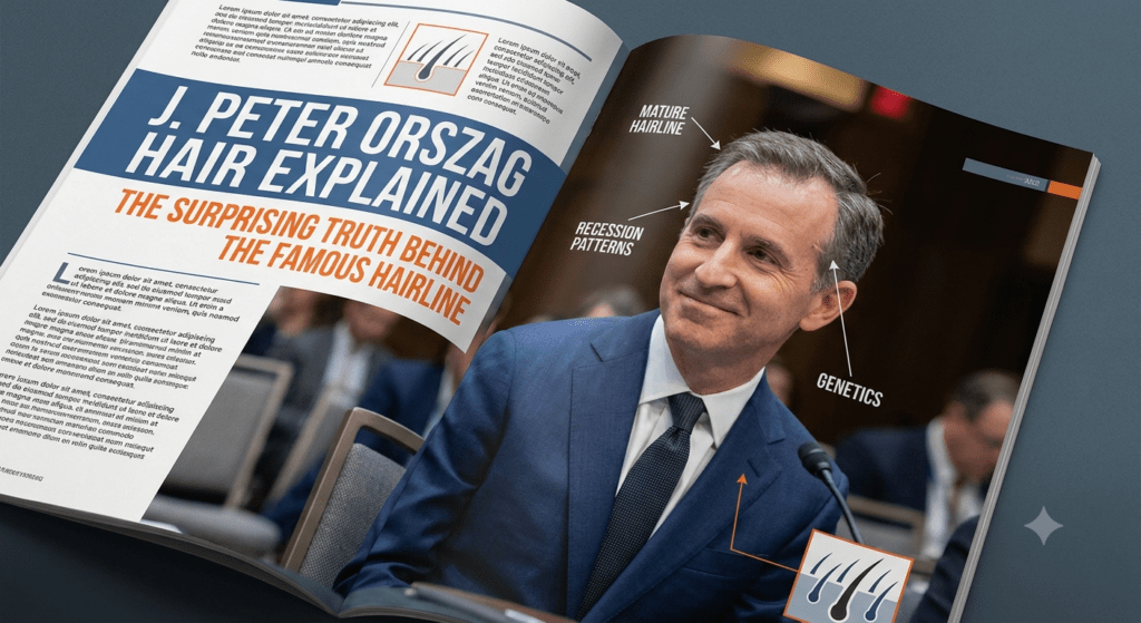 Jpeter Orszag Hair Explained: The Surprising Truth Behind the Famous Hairline