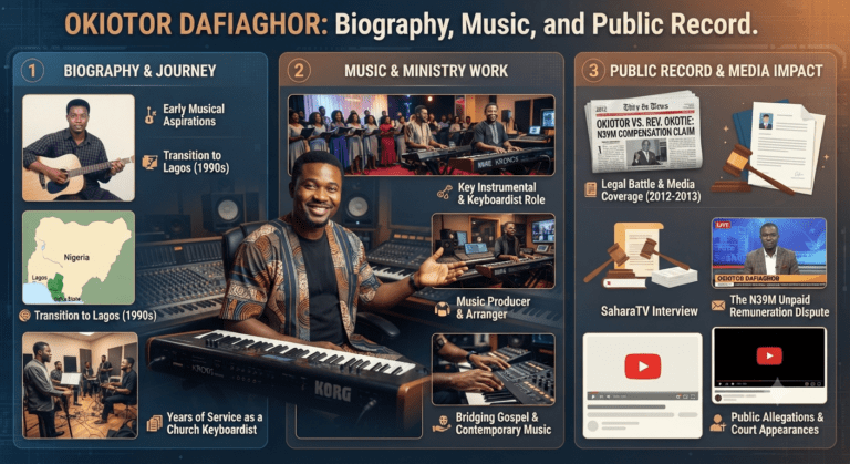 Okiotor Dafiaghor: Biography, Music, and Public Record