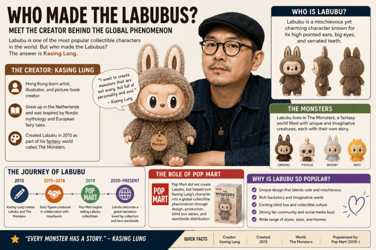 who made the labubus? The Story Behind Their Creator