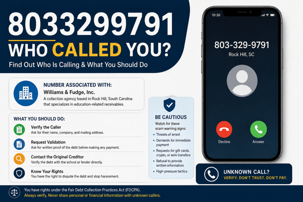 8033299791: Who Is Calling and What Should You Do?