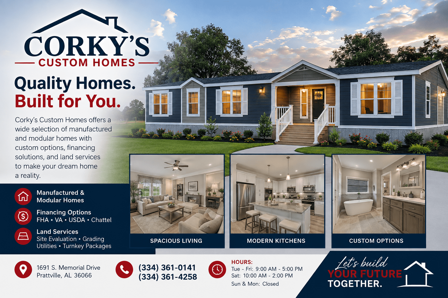 corky's custom homes