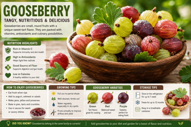 Gooseberry: Benefits, Uses, Varieties, and Growing Guide
