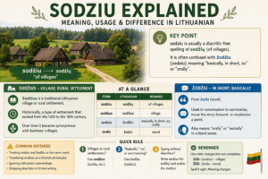 sodziu: Meaning, Correct Lithuanian Forms, and Usage
