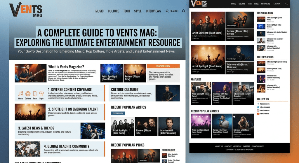 ventsmag website: A Complete Guide to Vents Mag