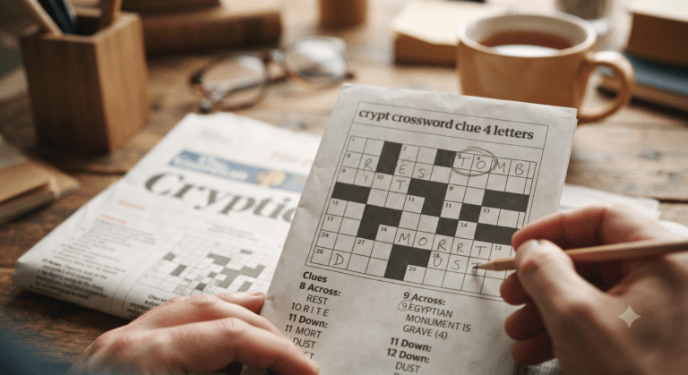 crypt crossword clue 4 letters: The Answer Is TOMB
