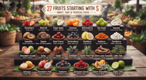 27 fruit that starts with s: Sweet, Tart & Tropical Picks