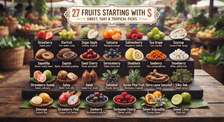 27 fruit that starts with s: Sweet, Tart & Tropical Picks