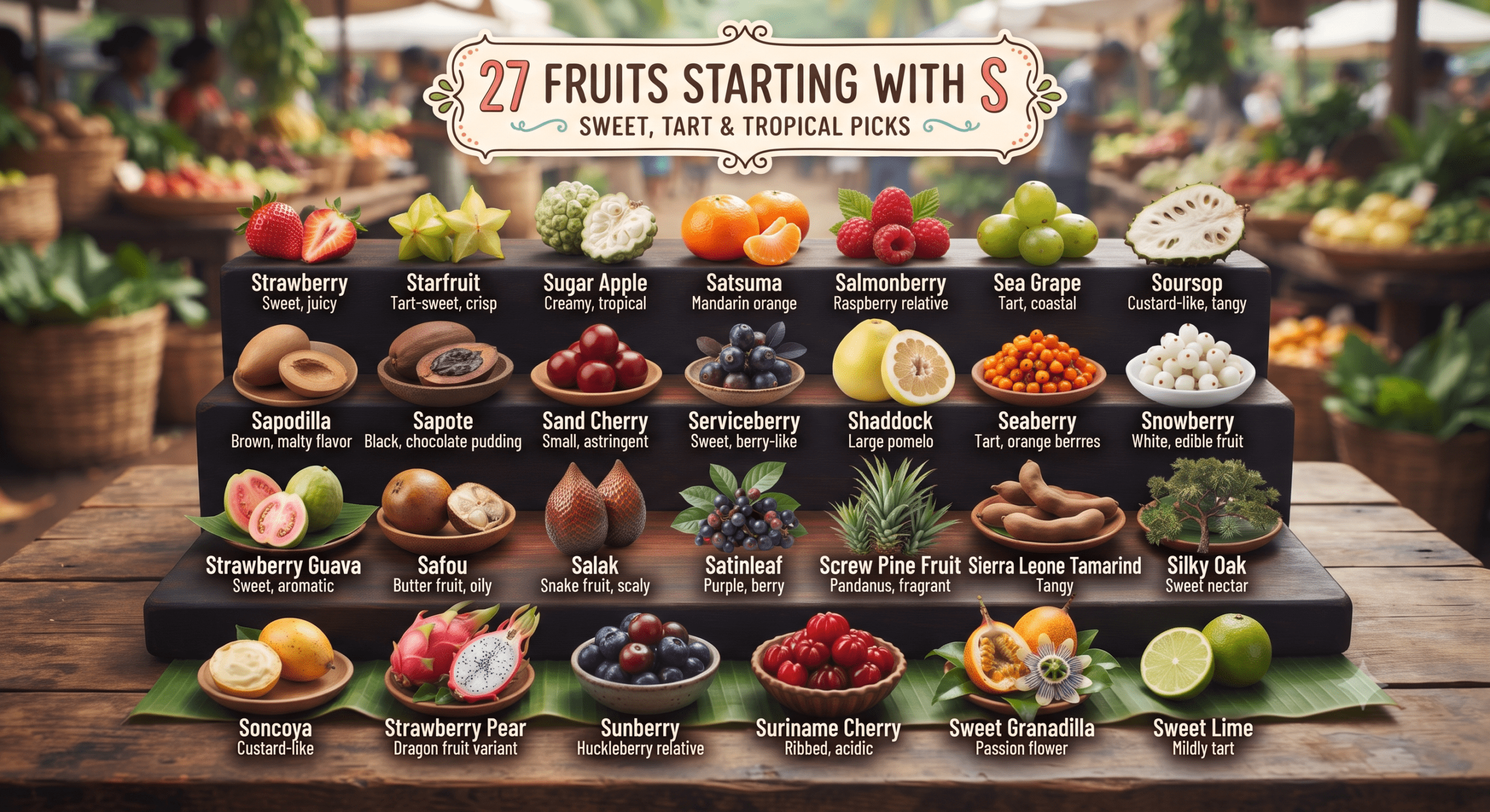 fruit that starts with s