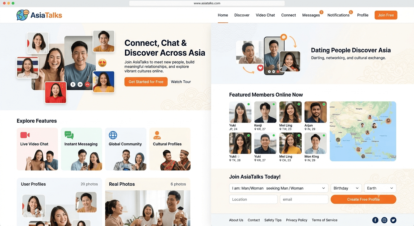 asiatalks website