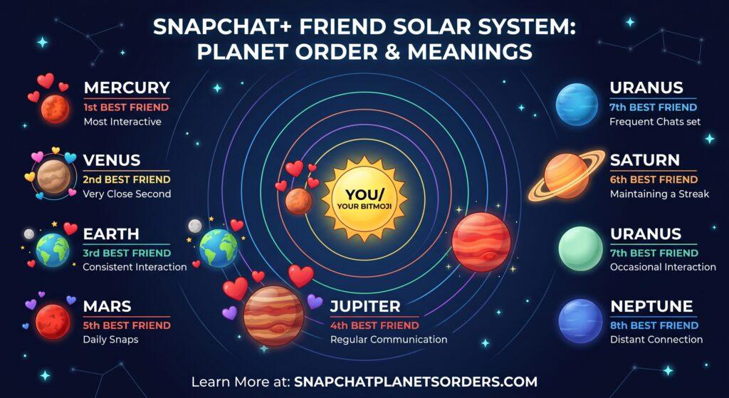 snapchatplanetsorders com: Snapchat Planet Order and Meanings