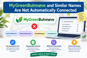 MyGreenBuInnøve and Similar Names Are Not Automatically Connected