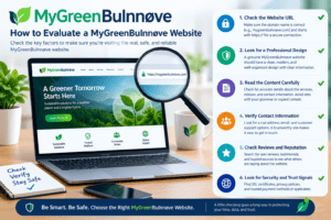 How to Evaluate a MyGreenBuInnøve Website