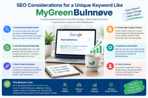 SEO Considerations for a Unique Keyword Like MyGreenBuInnøve