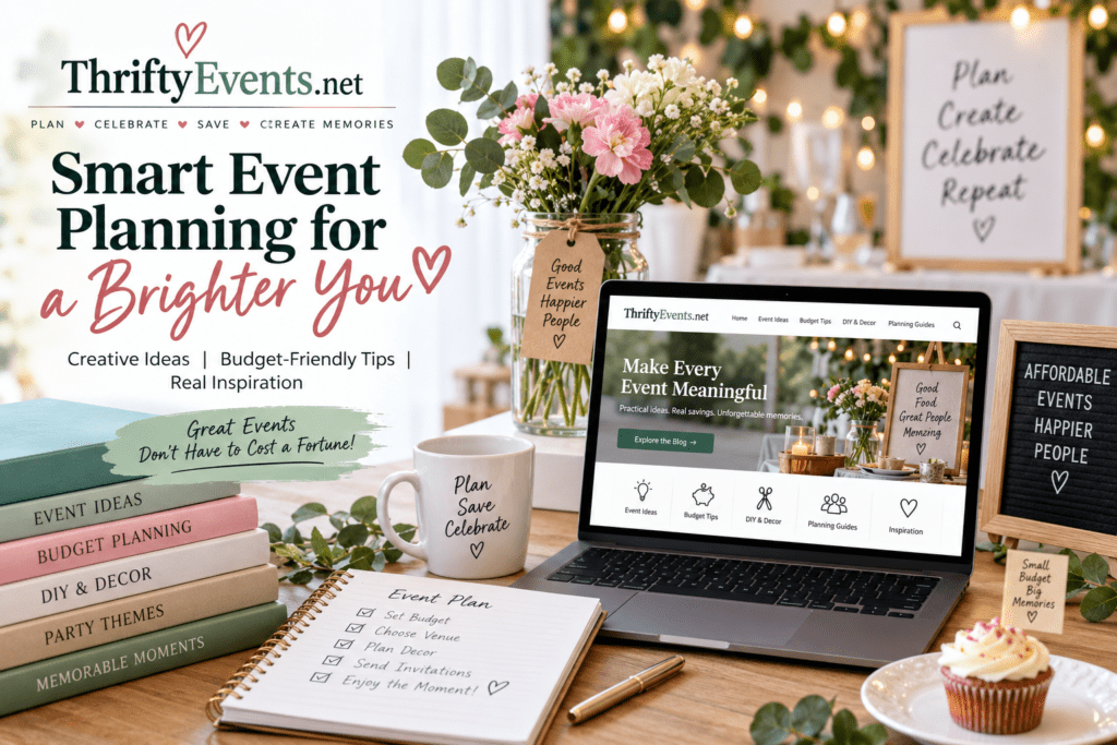 Get Blog ThriftyEvents.net: A Practical Guide to Smarter Event Planning